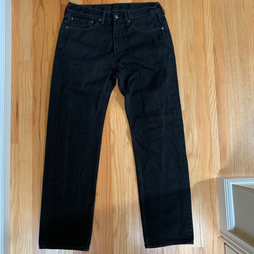 Levi’s 505 Men’s 5-Pocket Black Denim Jeans